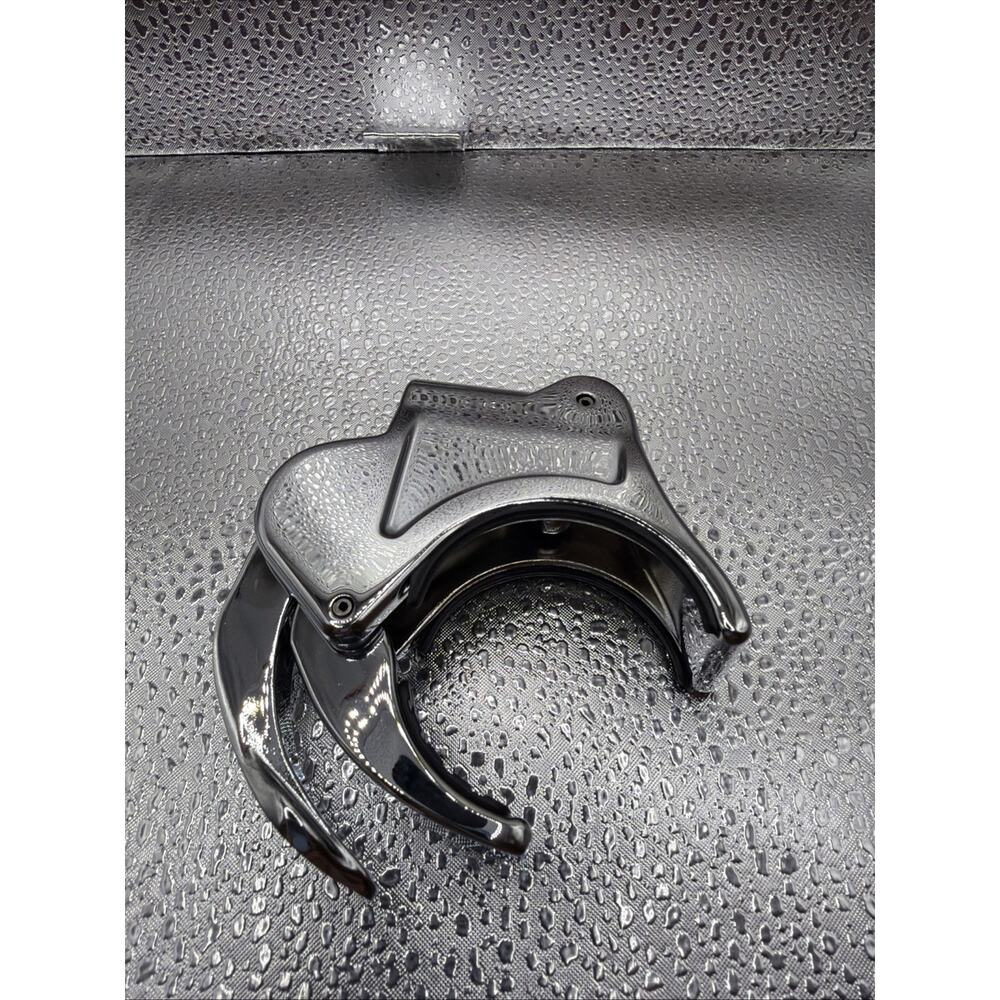 Harley Davidson Clamp Polished Chrome Finish w Rubber Padding For Parts Only